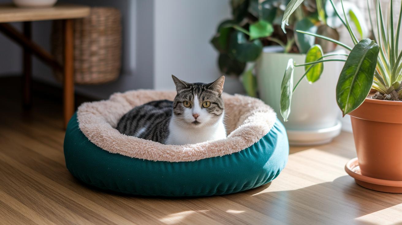 Washable Cat Beds Feline Bedding Cleaning Maintenance.jpg