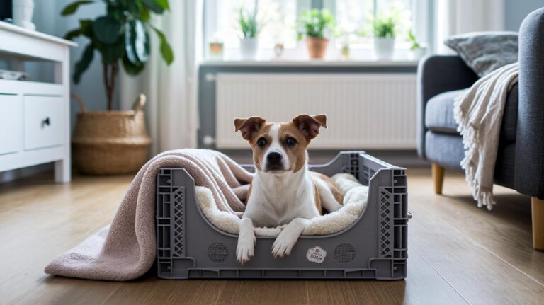 Pet Crate Beds: Cozy Sleep Spot For Pets