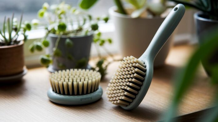 Green-Pet-Grooming-Tools-For-Sensitive-Skin-Delightful
